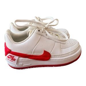 Nike Air Force 1 Jester XX White University Red Women's Size 6